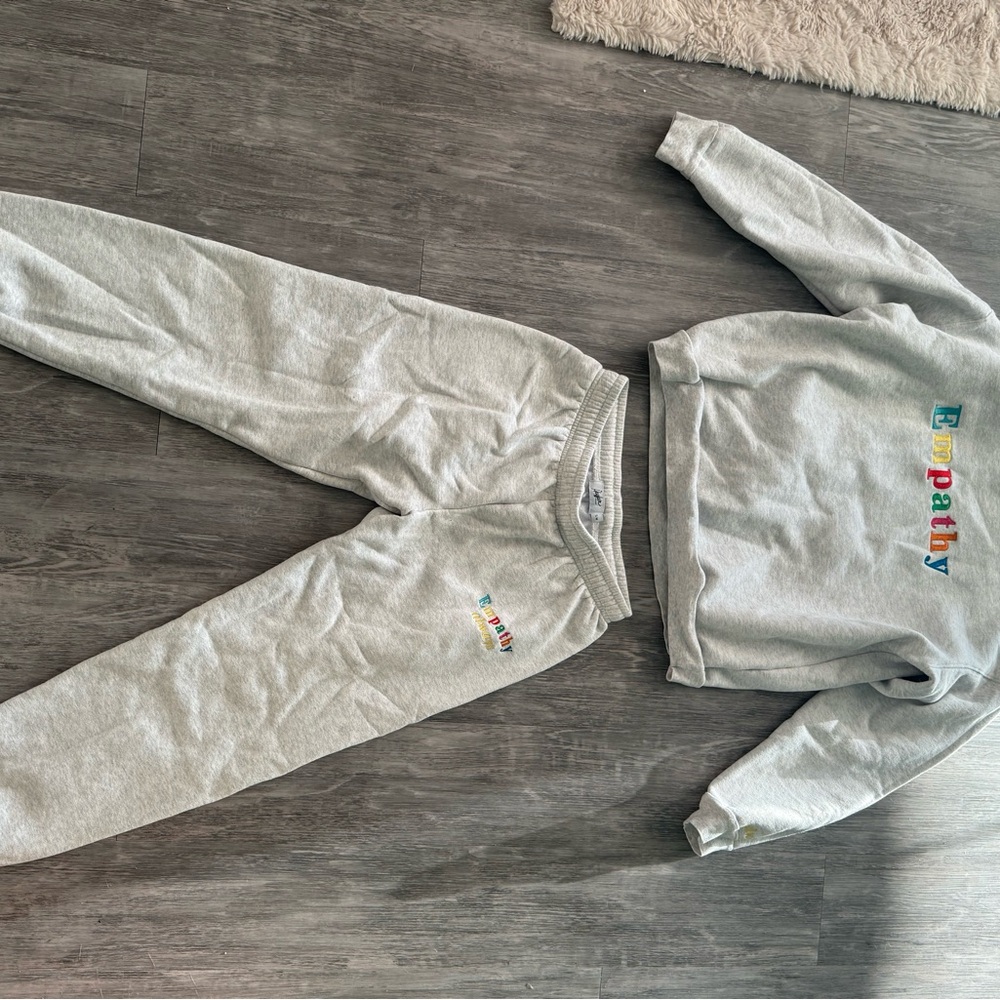 Empathy Mayfair Gray Sweatshirt and Joggers Set